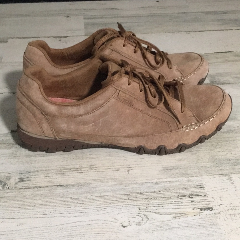 Sketchers Relaxed Fit Air Cooled Memory Foam leather upper lace up shoe size 11 - Picture 2 of 6